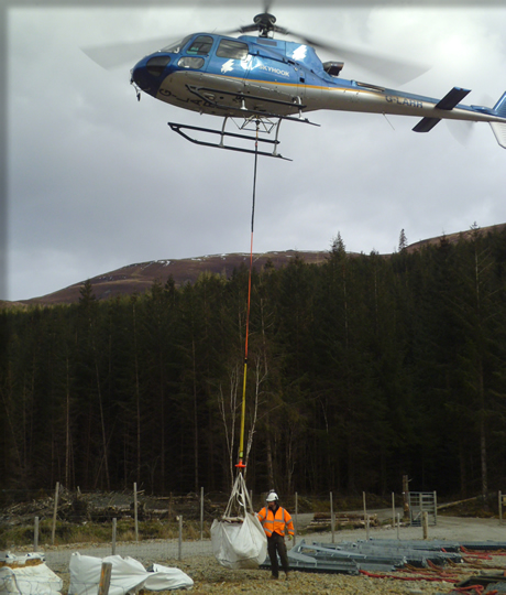 Helibag helicopter lifting bags to carry 1000kgs